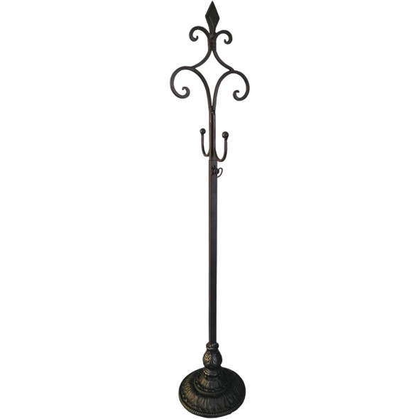 28 In. Telescoping Metal Black Wreath Hanger MI884625DIB-B
