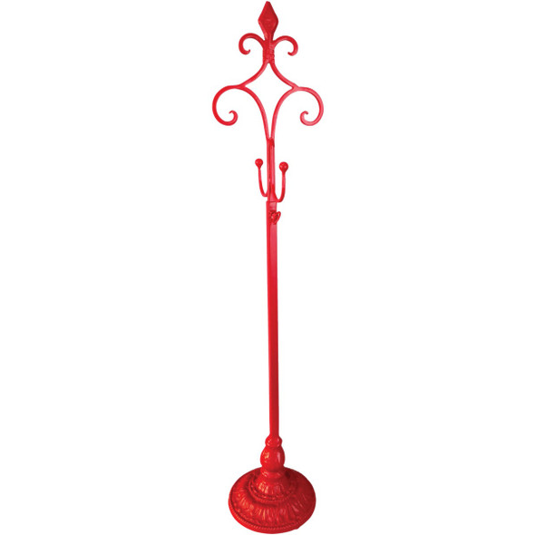 28 In. Telescoping Metal Red Wreath Hanger MI884625DIB-R
