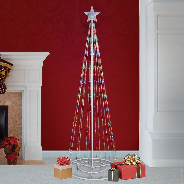 Alpine 47 In. LED 8-Function Multi-Color Christmas Tree Tower LUC138S-MC 815532