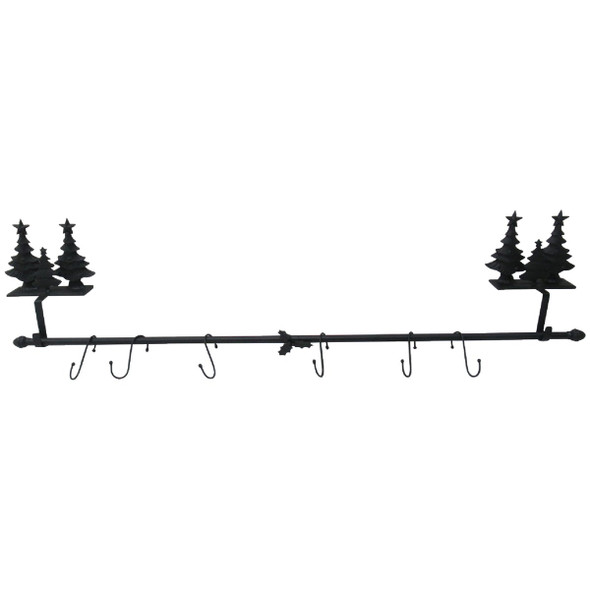 6-Stocking Metal Mantle Christmas Tree Stocking Holder XN8037128DIB
