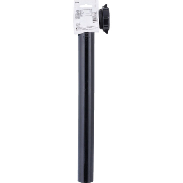 Plumb Pak 1-1/2 In. x 15 In. Black Slip-Joint Black Plastic Waste Arm