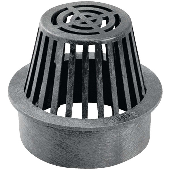 NDS 3 In. Black Structural Foam Polyethylene Atrium Drain Grate 74