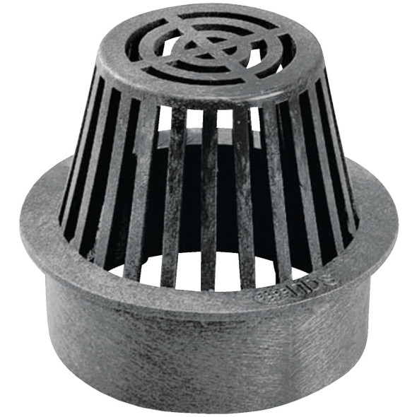 NDS 3 In. Black Structural Foam Polyethylene Atrium Drain Grate 74