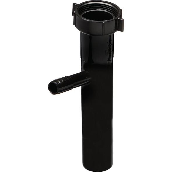 Keeney 1-1/2 In. x 8 In. Black Plastic Slip Joint Dishwasher Tailpiece 31-8BK
