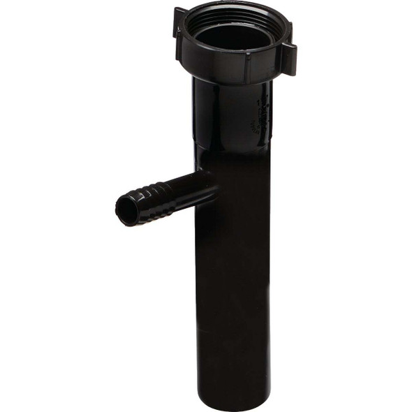 Keeney 1-1/2 In. x 8 In. Black Plastic Slip Joint Dishwasher Tailpiece 31-8BK