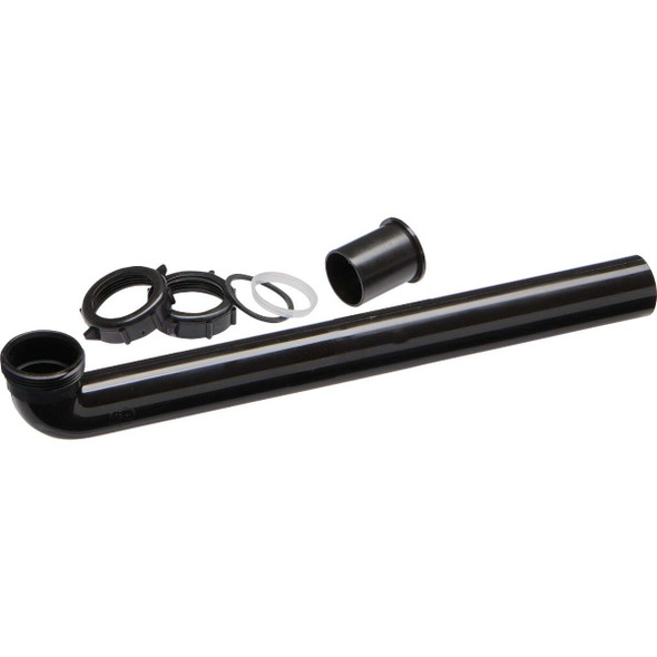 Plumb Pack 1-1/2 In. x 15 In. Black Plastic Waste Arm PP66-9B