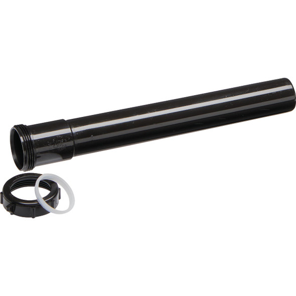 Plumb Pak 1-1/2 In. x 12 In. Black Plastic Slip-Joint Extension Tube PP55-12B