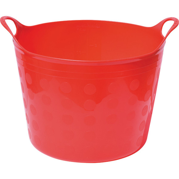Tuff Stuff 12 Gal. Red Plastic Flex Tub F12-RD