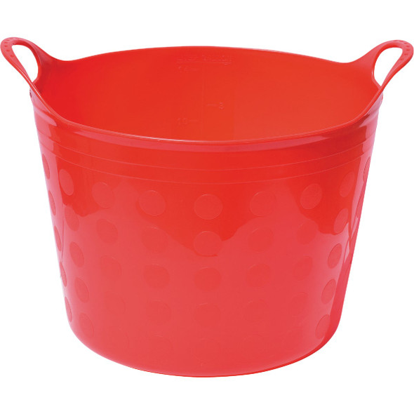 Tuff Stuff 4.2 Gal. Red Plastic Flex Tub F4-RD