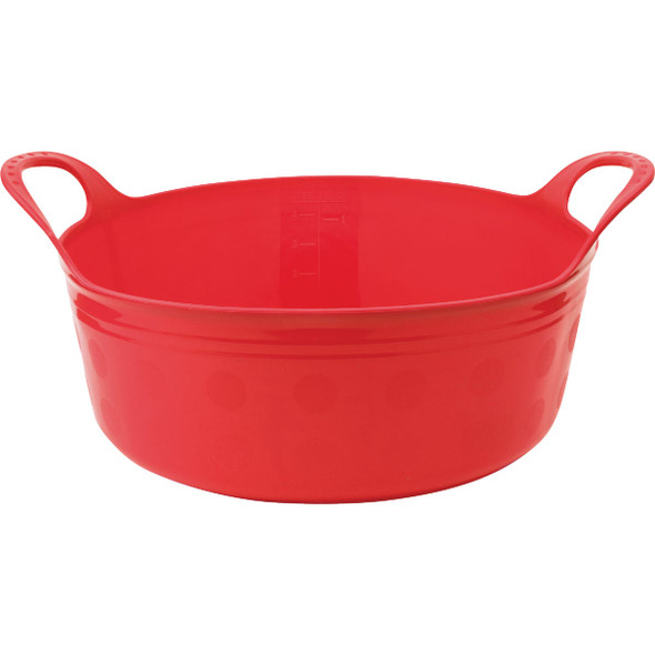 Tuff Stuff 5 Qt. Red Plastic Flex Tub F5Q-RD