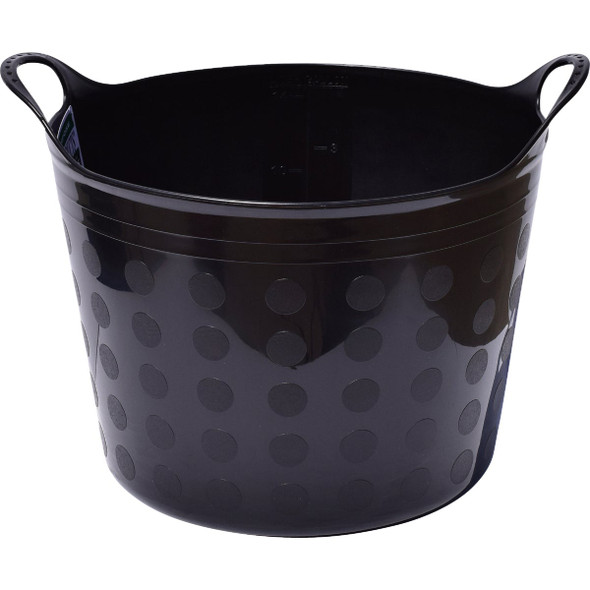 Tuff Stuff 4.2 Gal. Black Plastic Flex Tub F4-BK