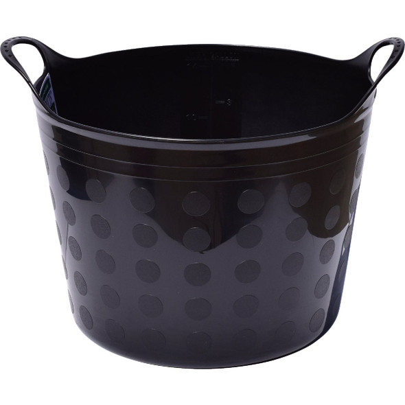 Tuff Stuff 12 Gal. Black Plastic Flex Tub F12-BK