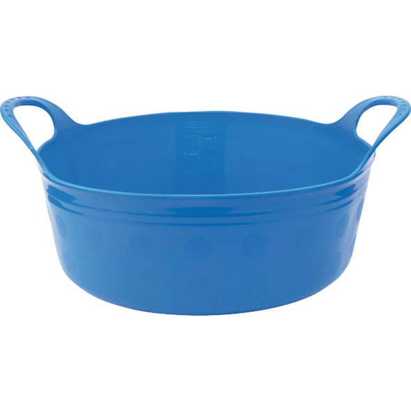 Tuff Stuff 5 Qt. Sky Blue Plastic Flex Tub F5Q-SBL