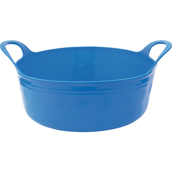 Tuff Stuff 5 Qt. Sky Blue Plastic Flex Tub F5Q-SBL