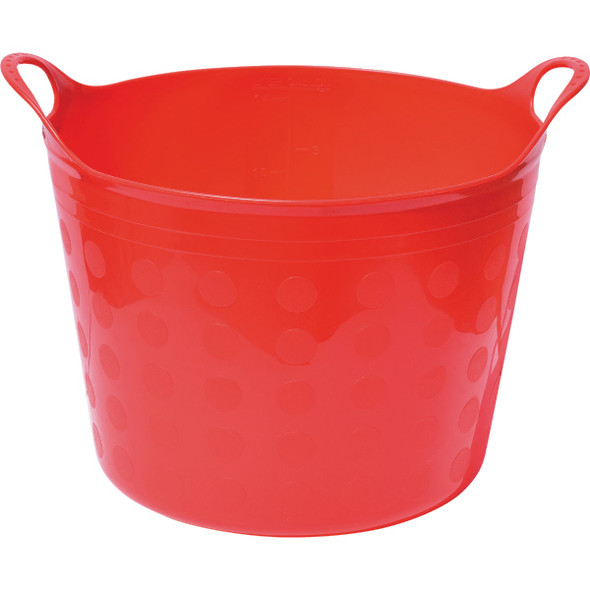 Tuff Stuff 7 Gal. Red Plastic Flex Tub F7-RD