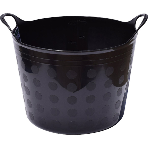 Tuff Stuff 16 Gal. Black Plastic Flex Tub F16-BK
