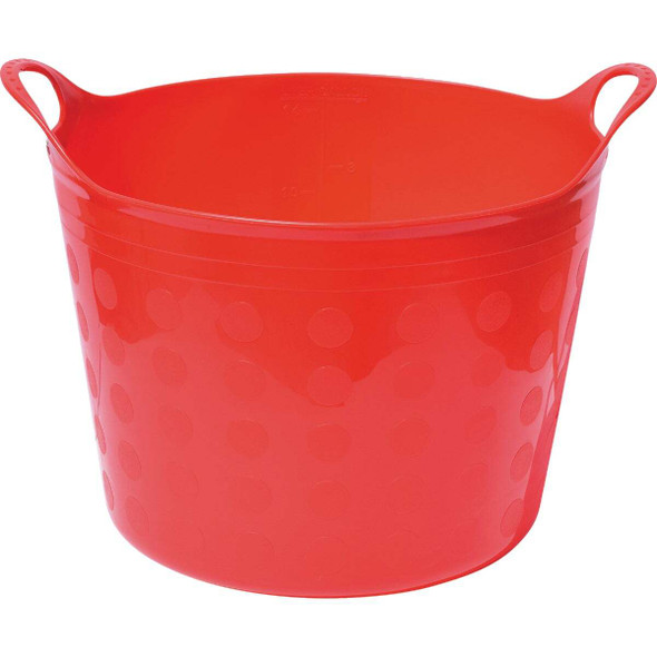 Tuff Stuff 16 Gal. Red Plastic Flex Tub F16-RD