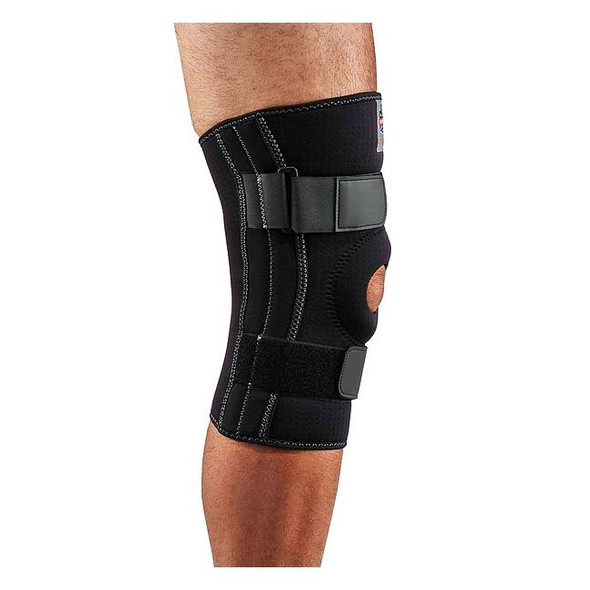 Ergodyne Knee Sleeve,L,16"Cir Max,Black 620