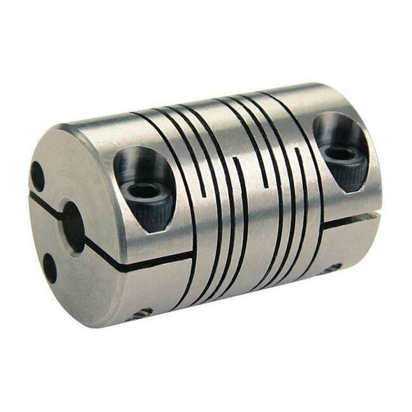 Ruland Coupling,6 Beam Clamp,Bore 3/4 x 3/4 In FCR24-12-12-SS