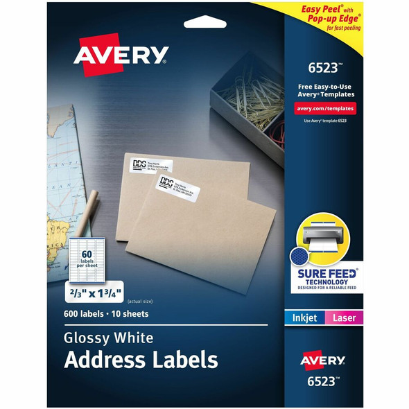 Avery&reg; Easy Peel Address Label 06523