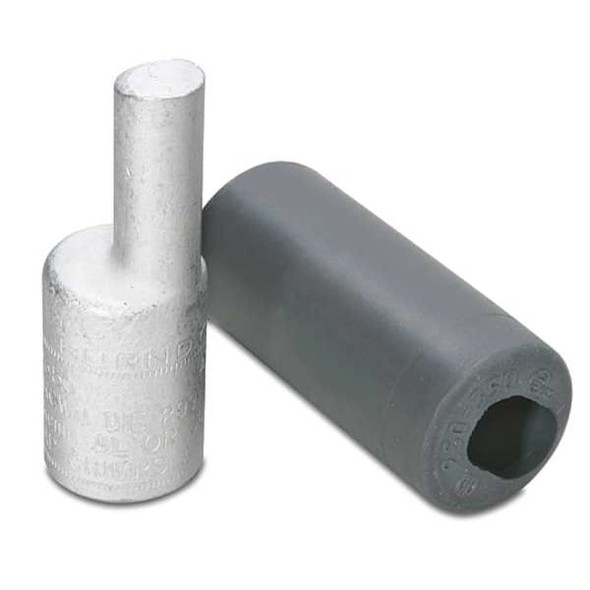 Burndy Offset Adapter, 3/0 AWG Max, Standard Barrel, Aluminum, White AYPO3/0