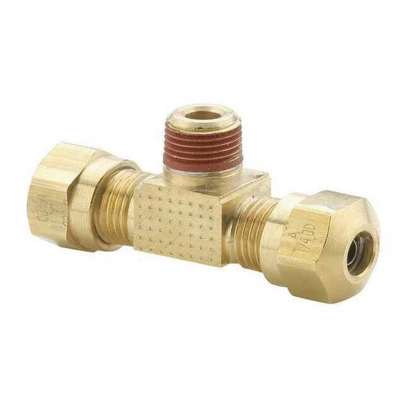 Parker Tee,Brass,Comp1/2",MNPT3/8",Comp1/2" VS272NTA-8-6