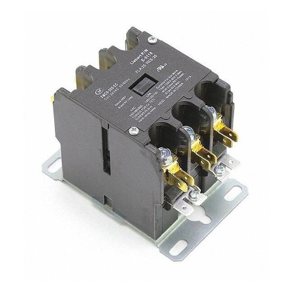 Liebert Contactor,Coil,24V,3 Pole,25/30A E-0110