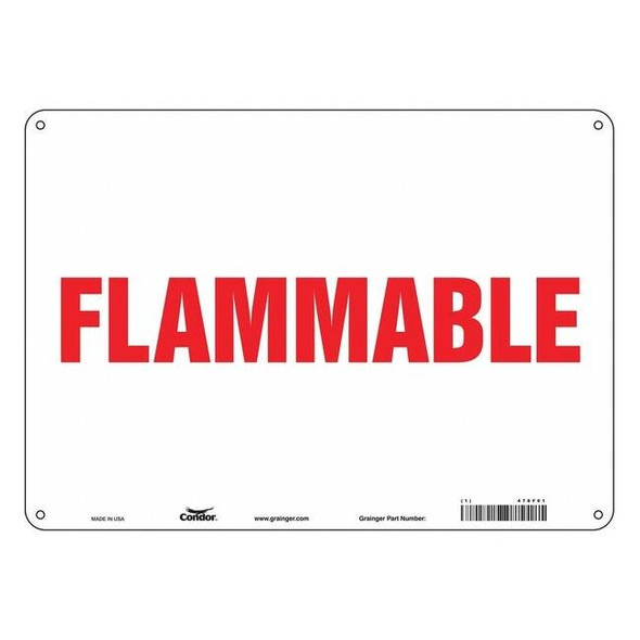 Danger Sign, 10 in H, 14 in W, Horizontal Rectangle, English, 478F01