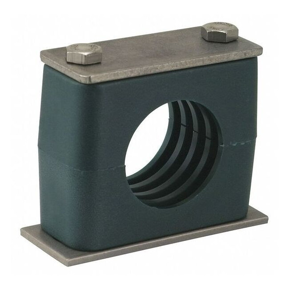 Zsi VibrationBeta Clamp,1 11/16"OD,2 53/64"W S5027S-SS