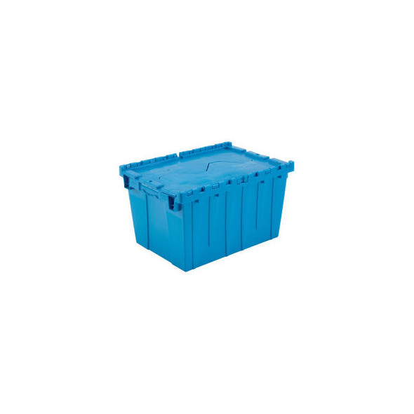 Global Industrial Plastic Attached Lid Shipping & Storage Tote 21-7/8""x15-1/4""