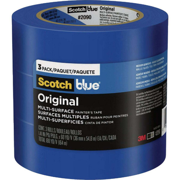 ScotchBlue 1.41 In. x 60 Yd. Original Painter's Tape (3 Roll) 2090-36AP3