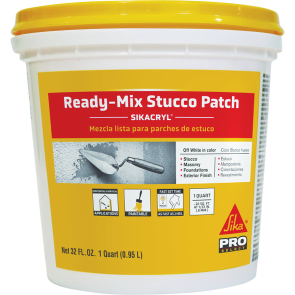 Sikacryl 1 Qt. Ready-Mix Stucco Patch 503333