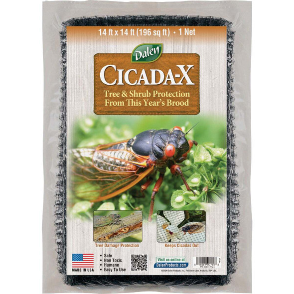 Dalen Cicada-X 3/8 In. Mesh 14 Ft. x 14 Ft. Protective Netting INC-14