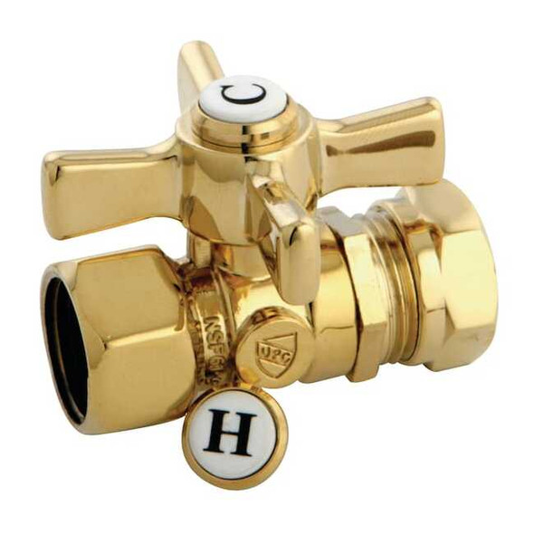 Millennium CC44152ZX 1/2" FIP X 1/2" or 7/16" Slip Joint Straight Stop CC44152ZX