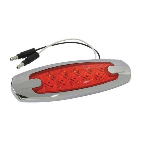 Roadpro Sealed Diamond Lens LED Light,4.75x1.25 RP1370RD