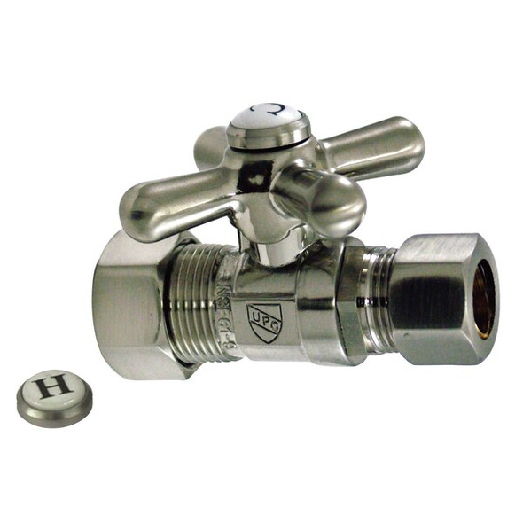 Vintage CC44458X 5/8" OD Comp X 1/2" OD Comp Straight Shut-Off Valve CC44458X