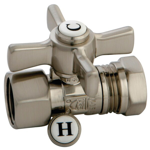 Millennium CC44158ZX 1/2" FIP X 1/2" or 7/16" Slip Joint Straight Stop CC44158ZX