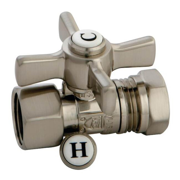 Millennium CC44158ZX 1/2" FIP X 1/2" or 7/16" Slip Joint Straight Stop CC44158ZX