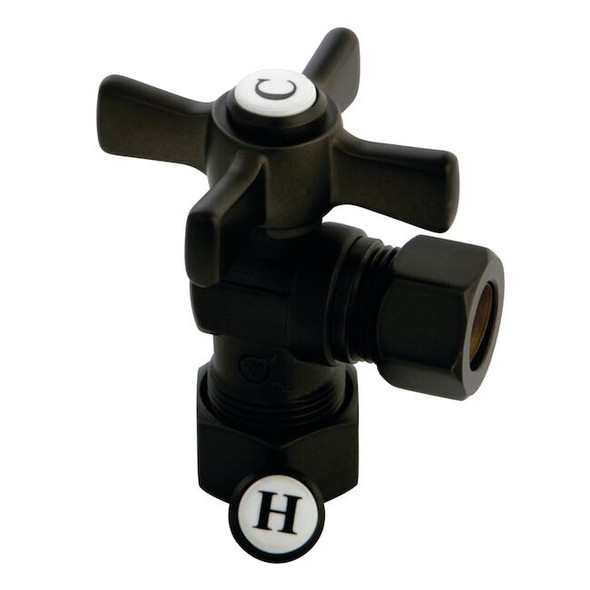 Millennium CC54405ZX 5/8" OD Comp X 1/2" OD Comp Angle Stop CC54405ZX
