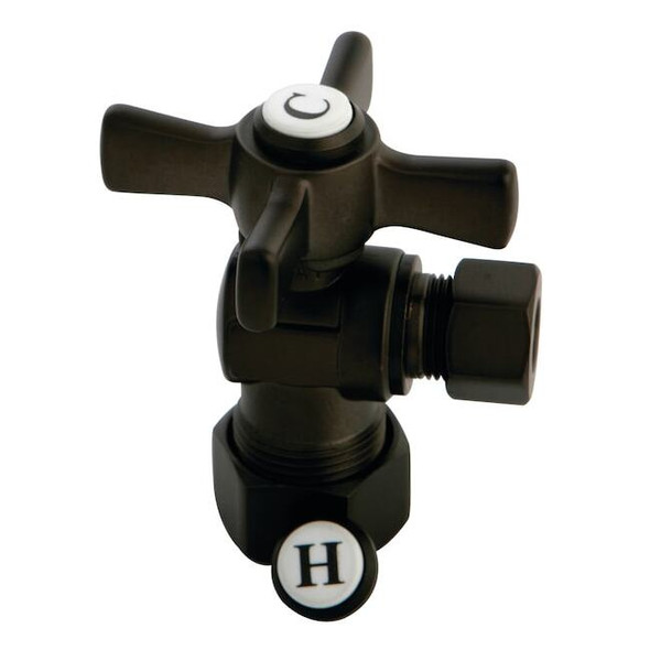 Millennium CC53305ZX 5/8" X 3/8" OD Comp Angle Stop with Handle CC53305ZX