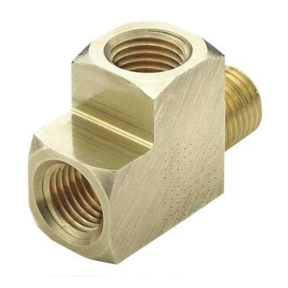 Parker Street Tee Brass Street Tee, 1/2 in Female NPT X 1/2 in Male NPT L2225P-8