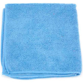 Microworks Microfiber Towel 16"" x 16"" Blue 12 Towels/Pack - 2502-B-DZ