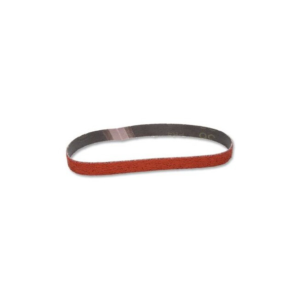 Cloth Belt, 777F, YF-Weight, 3/4 in W x 18 in L, 36 Grit, Ceramic Aluminum Oxide, Fabri-lok/Single-flex