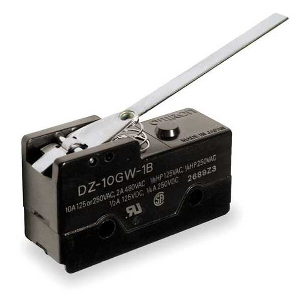 Omron Snap Action Switch, Hinge Lever, 3NO/3NC DZ-10GW-1B