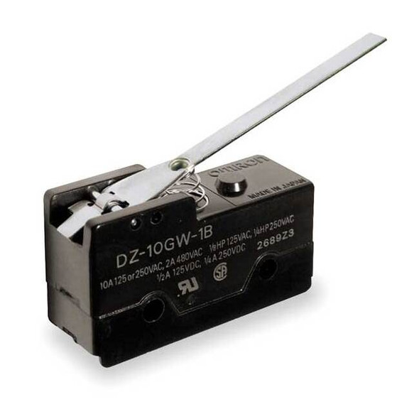 Snap Action Switch, Hinge, Lever Actuator, DPDT, 10 A at 240 V AC Contact Rating