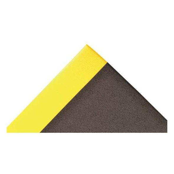 Notrax Black Static Dissipative Mat, 9 2/5 mm Thick, Sponge Foam 825R0048BY