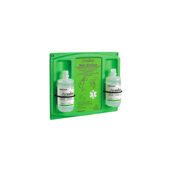 Honeywell Eye And Face Wash 16 Oz. Two Bottle Station