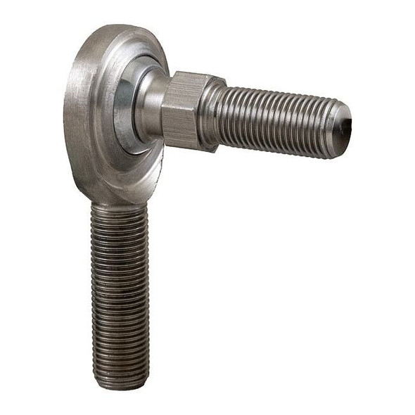 Qa1 Male Rod End,LH,3/8 in Bore,3/8"-24 GML6TS