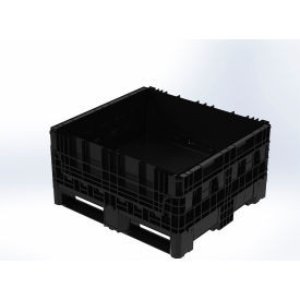 Buckhorn Plastic Non-Collapsible Bulk Container 32""L x 30""W x 17""H 1800 lb. C