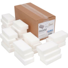 Global Industrial Awesome Erasing Sponge White 2.5"" x 4.75"" - Case of 24 Spong